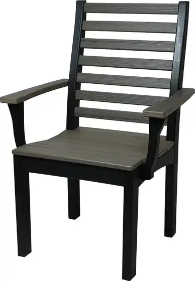 Ladder Back Dining Arm Chair
