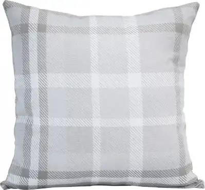 24x24 Tartan Accent Throw Pillow: Stylish Comfort For Outdoors