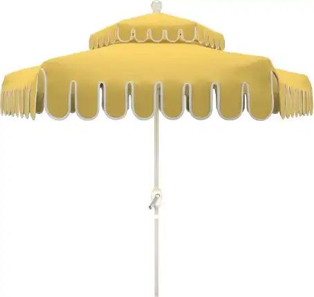 Malibu Point Dream House Edition: Double-Tiered Patio Umbrella