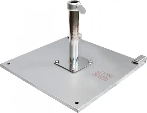 Premium 70lb Commercial Grade Patio Umbrella Base: Sleek Mobility & Stability