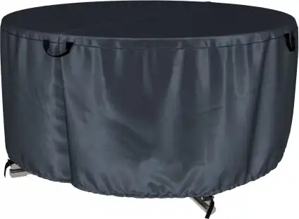 Premium Round Fire Pit Cover D36"x18" | Water-Resistant Protection