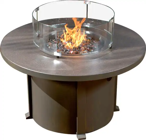 42″ Cal Sil Fire Table Round