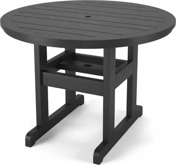 Oceanview 42″ Round Dining Table – Poly Lumber