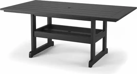 Oceanview 72″ x 40″ Rectangle Dining Table – Poly Lumber