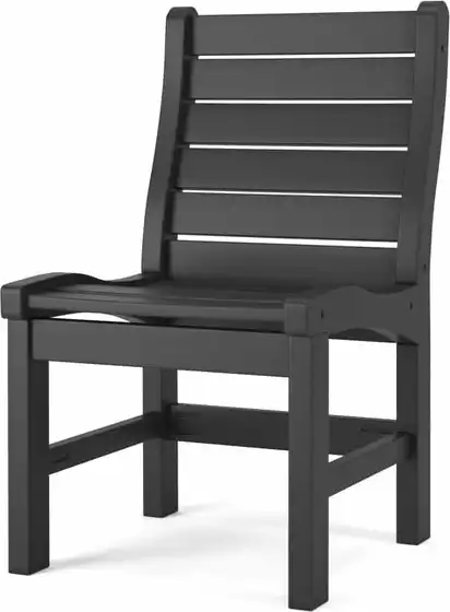 Oceanview Armless Dining Chair – Poly Lumber