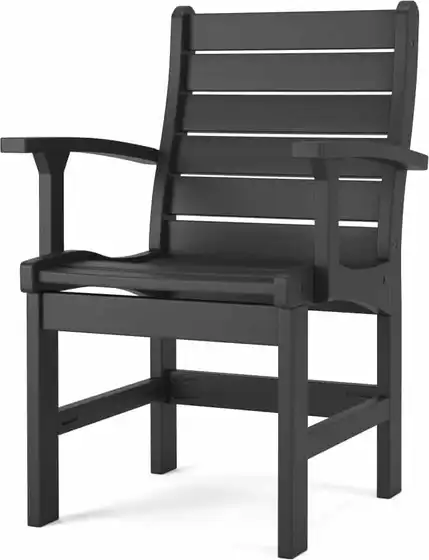 Oceanview Dining Chair With Arms – Poly Lumber